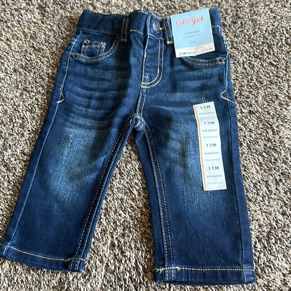 Cat and jack 12m baby boy jeans new with tags - Picture 1 of 2